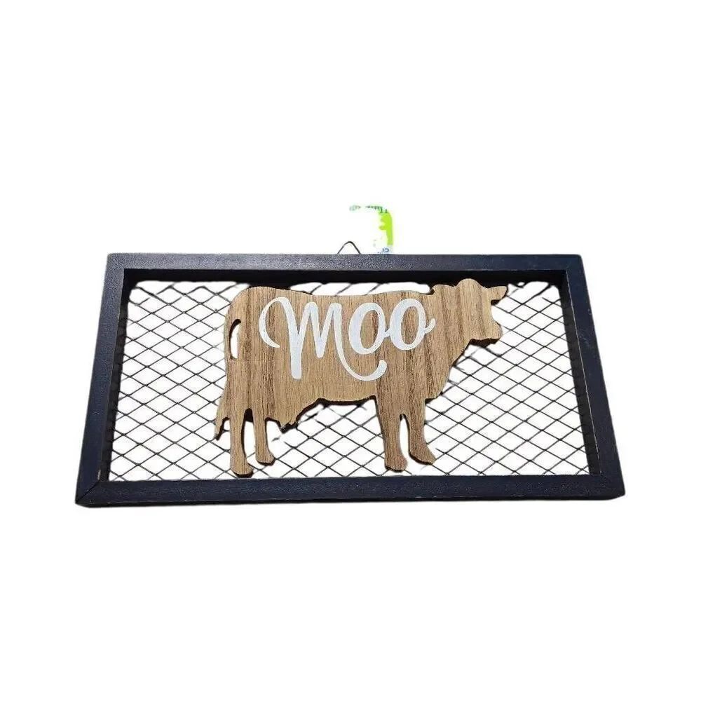 Cow Mooo picture Decor Farmhouse